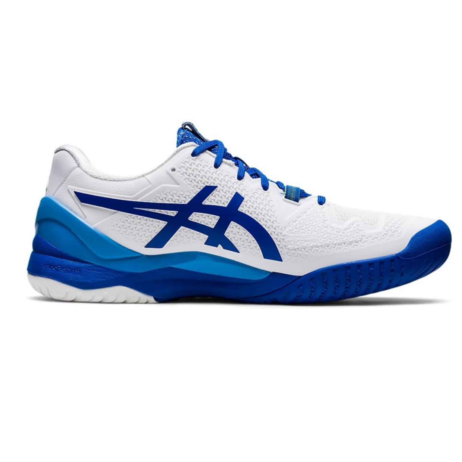 Tenis Asics Gel Resolution 8 White/Tuna Blue
