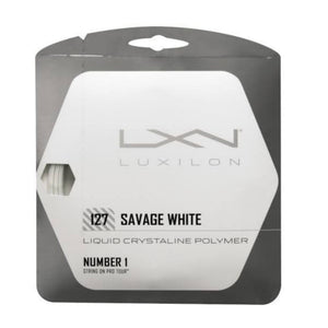 Set de cuerda Luxilon Savage White Cal. 1.27