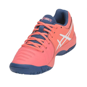 Tenis Asics Gel Resolution 7 GS (Papaya/White)