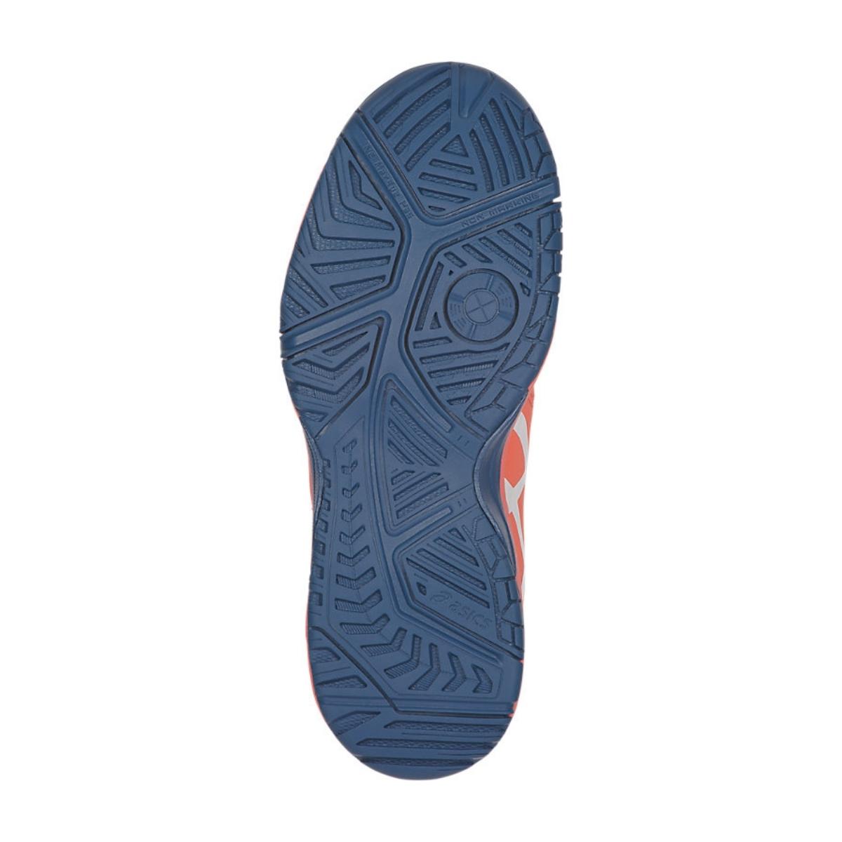 Tenis Asics Gel Resolution 7 GS (Papaya/White)