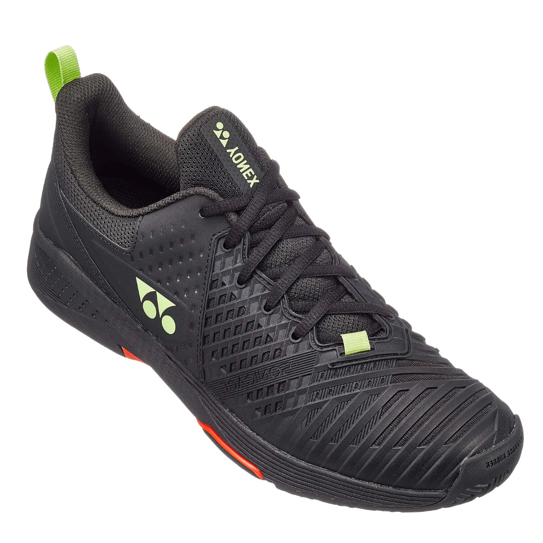 Tenis Yonex Power Cushion Sonicage3 Caballero Black/Lime