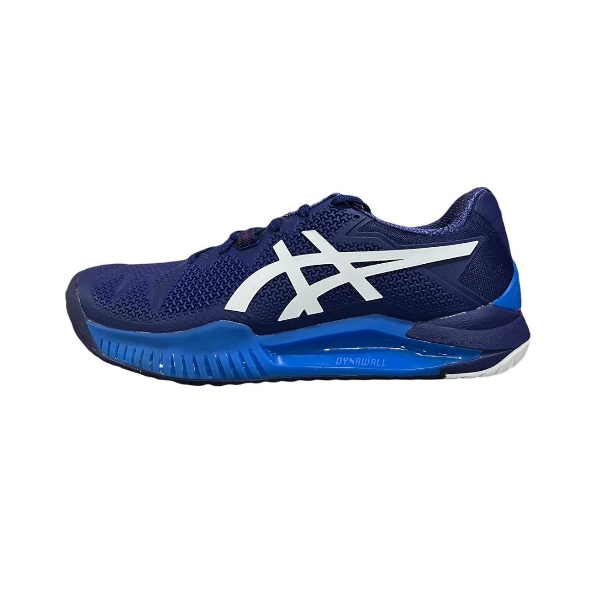 Tenis Asics Gel Resolution 8 Dive Blue/White