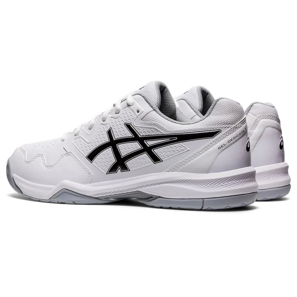 Tenis Asics Gel Dedicate 7 (Withe/Black)