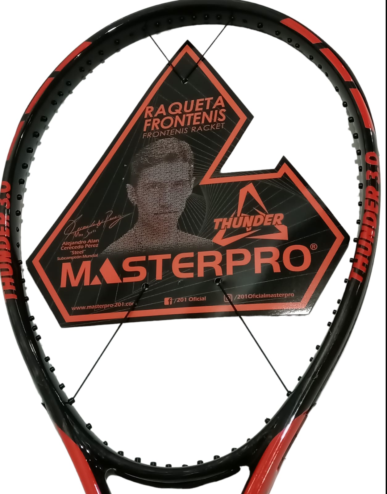 Raqueta Masterpro Thunder 3.0 (245g.)