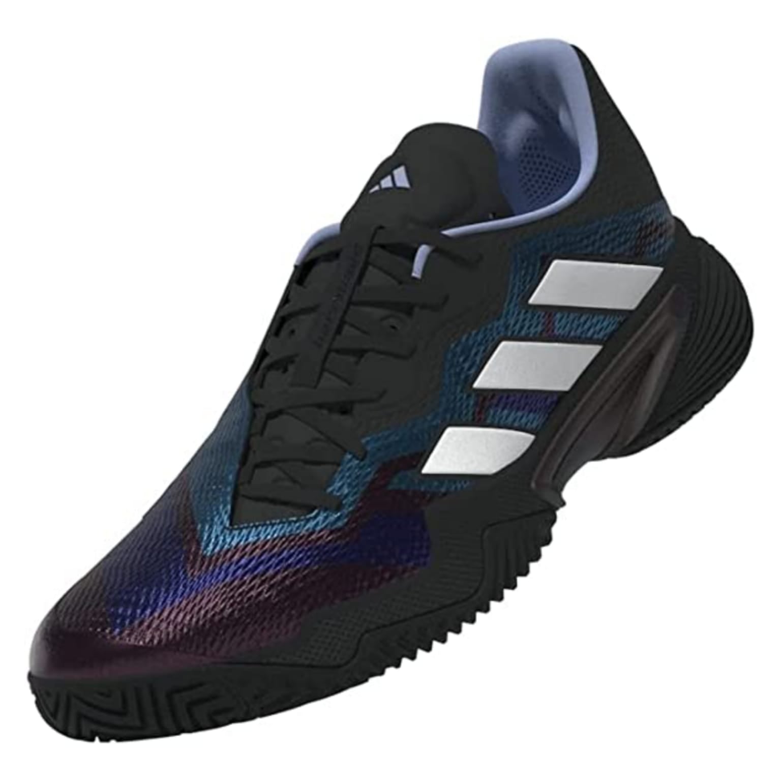Tenis Adidas Barricade M (Negro/Blanco/Azul)