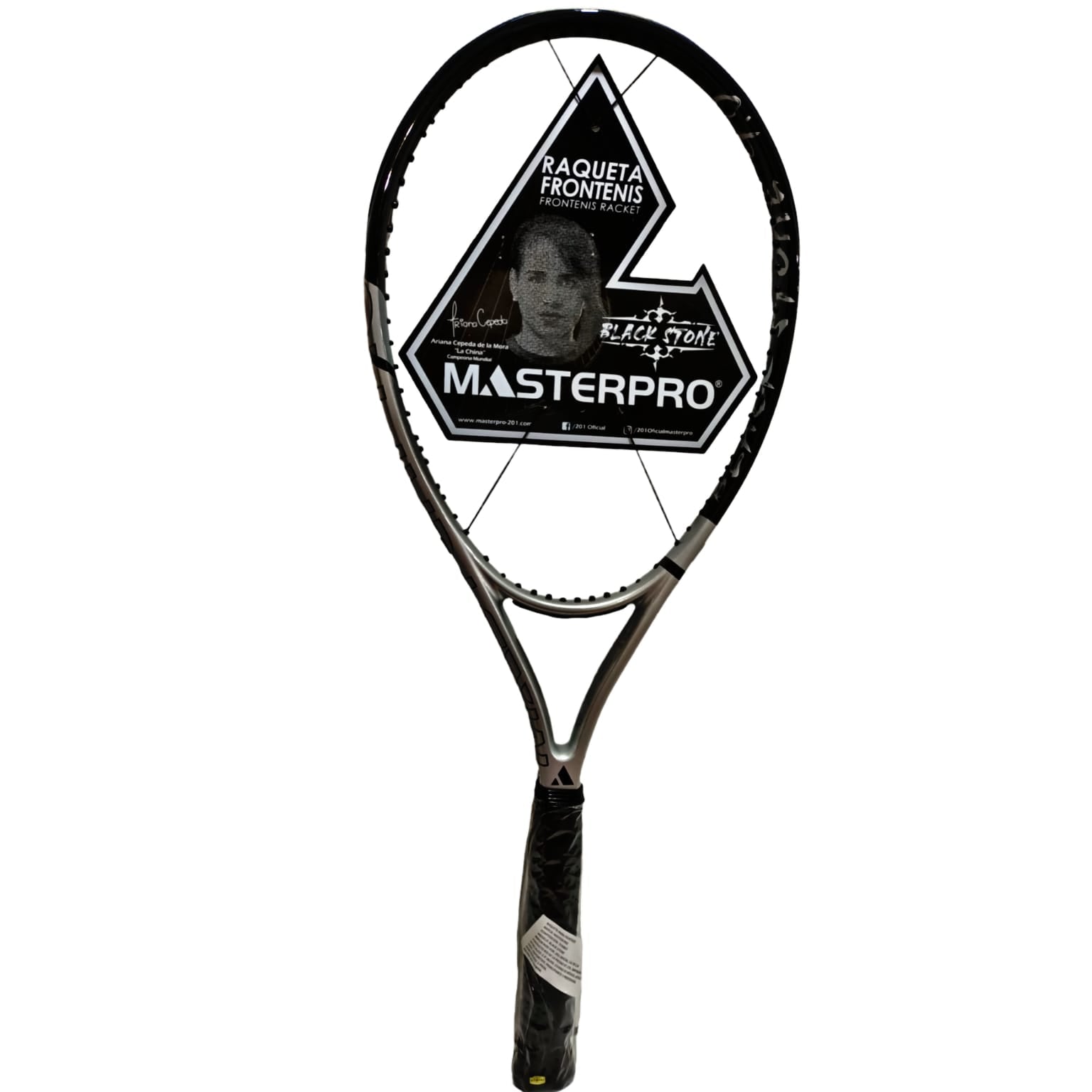 Raqueta Masterpro Black Stone 9.0 (245g.)