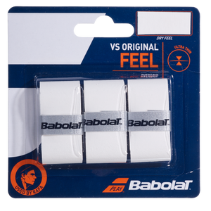 Overgrip Babolat VS Original Feel x3 Blanco