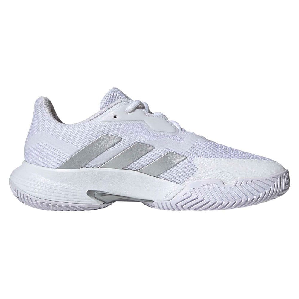Tenis Adidas CourtJam Control (White/Silver Metallic)