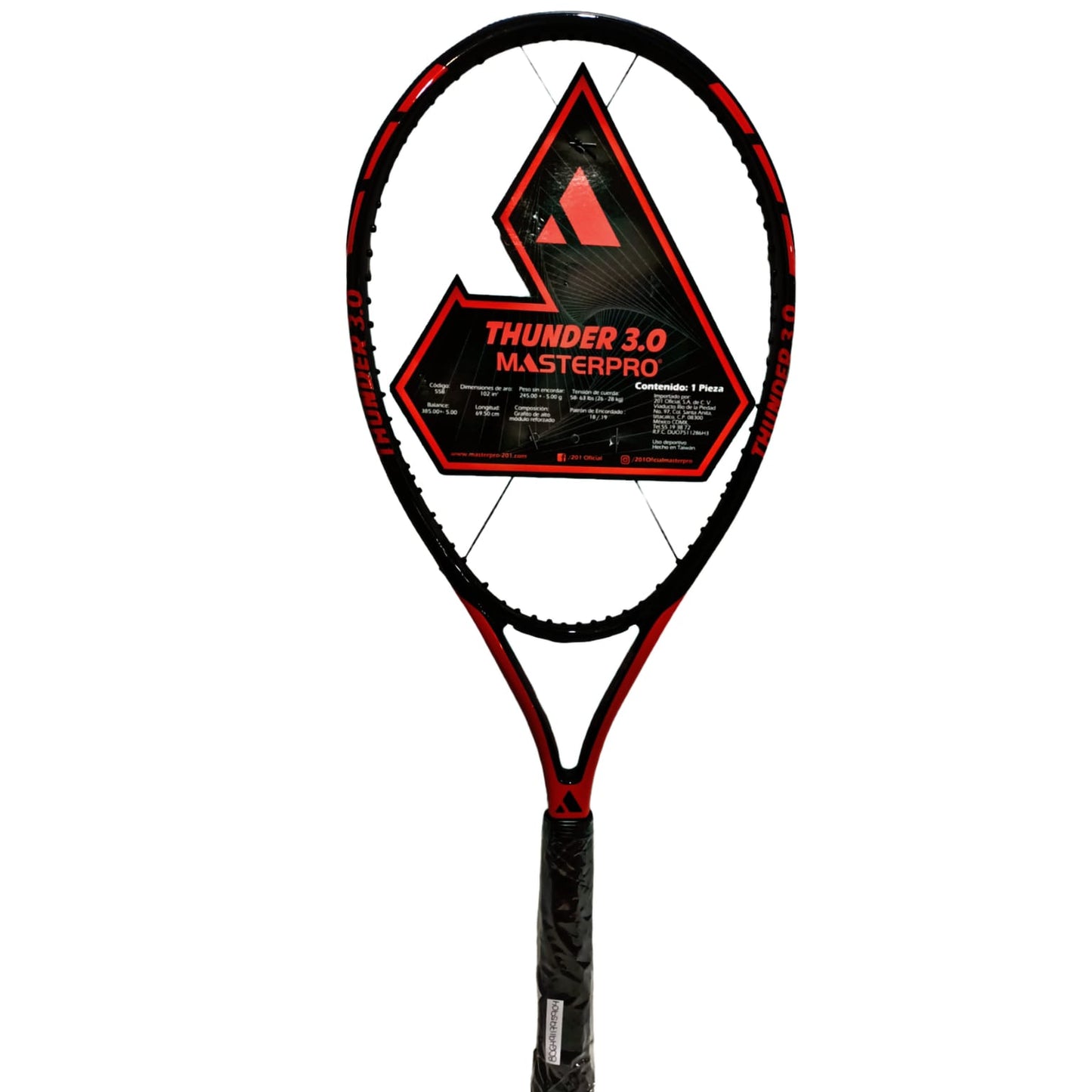 Raqueta Masterpro Thunder 3.0 (245g.)