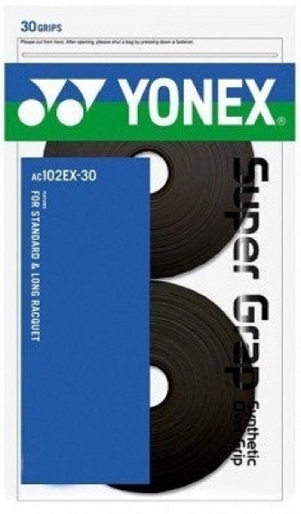 Overgrip Yonex Super Grap x30 piezas Negro