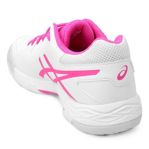 Tenis Asics Gel Game  Blanco/Rosa ¡Detalle De Mostrador!