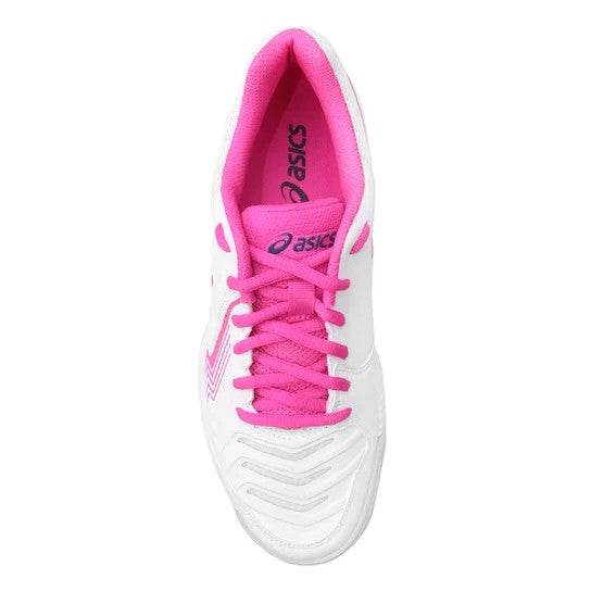 Tenis Asics Gel Game  Blanco/Rosa ¡Detalle De Mostrador!
