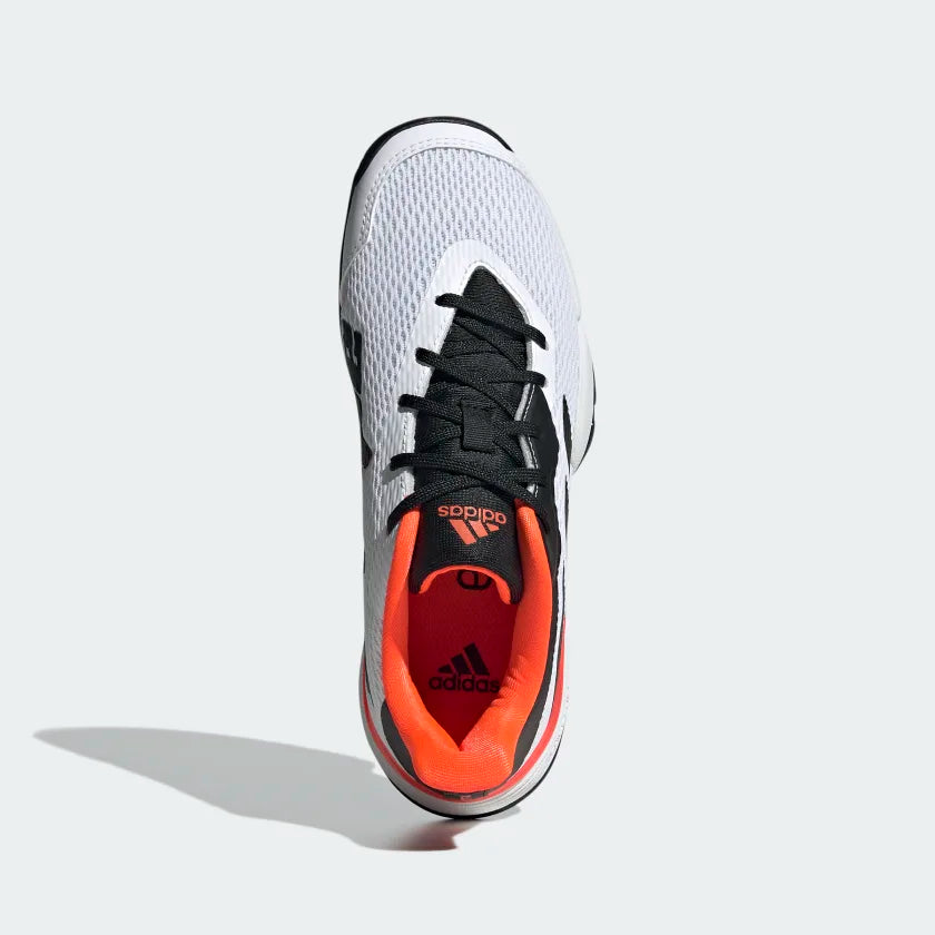 Tenis Adidas Barricade K Junior  Negro/Blanco