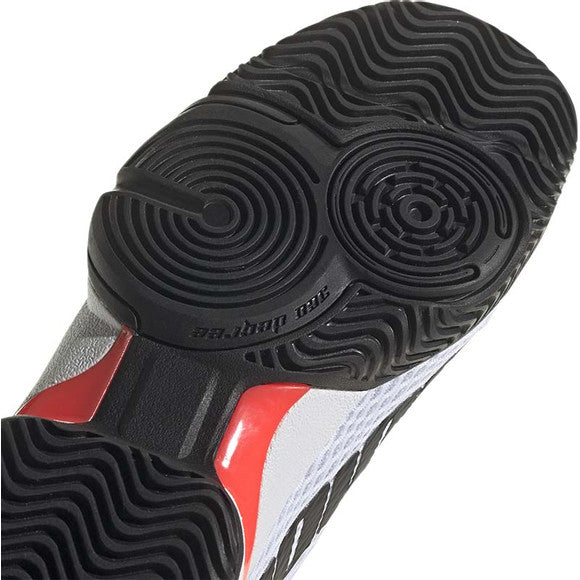 Tenis Adidas Barricade K Junior  Negro/Blanco