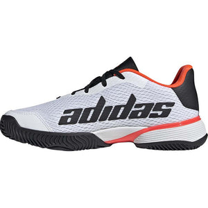 Tenis Adidas Barricade K Junior  Negro/Blanco