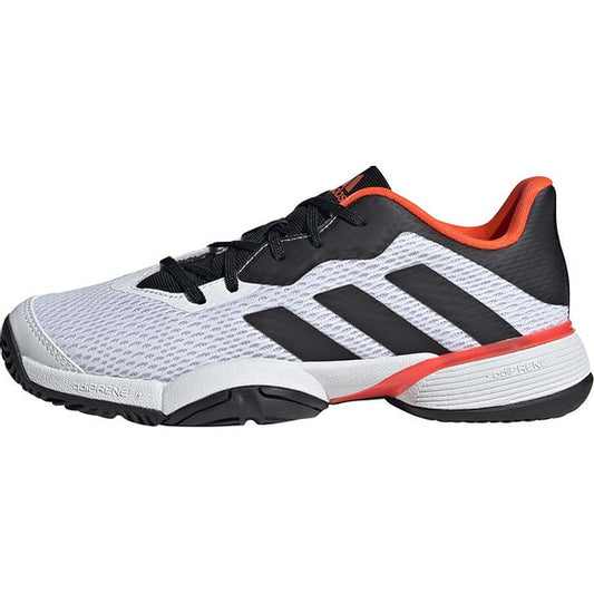 Tenis Adidas Barricade K Junior  Negro/Blanco (GW2996)