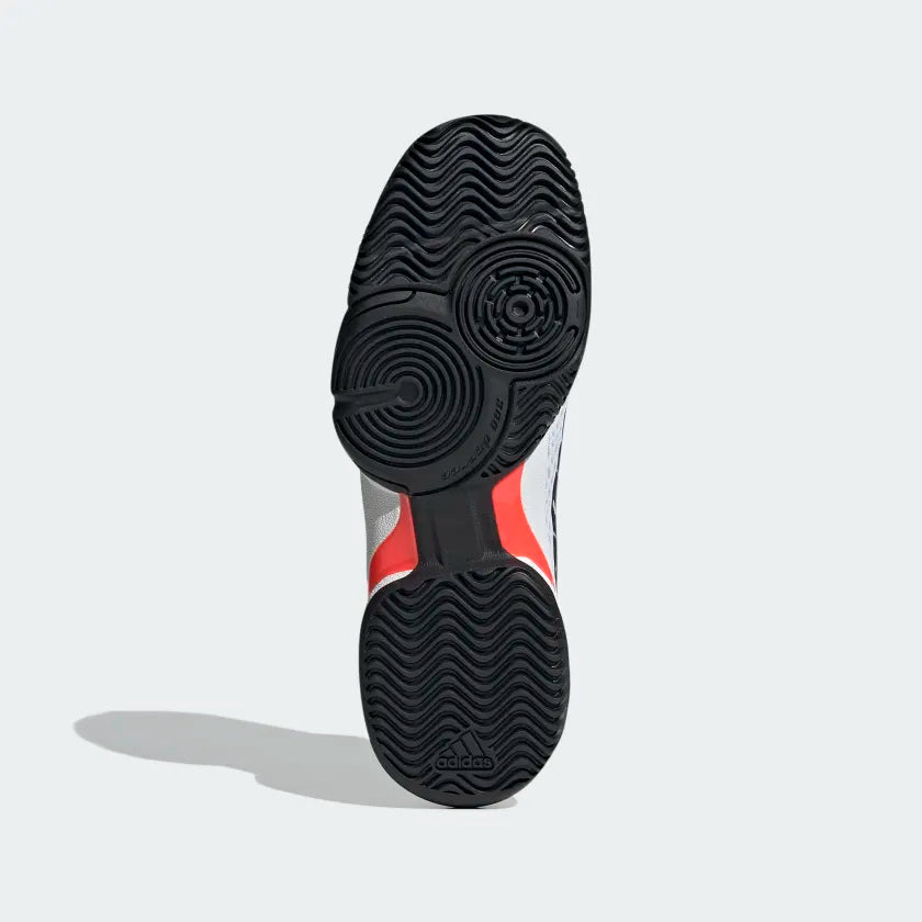 Tenis Adidas Barricade K Junior  Negro/Blanco