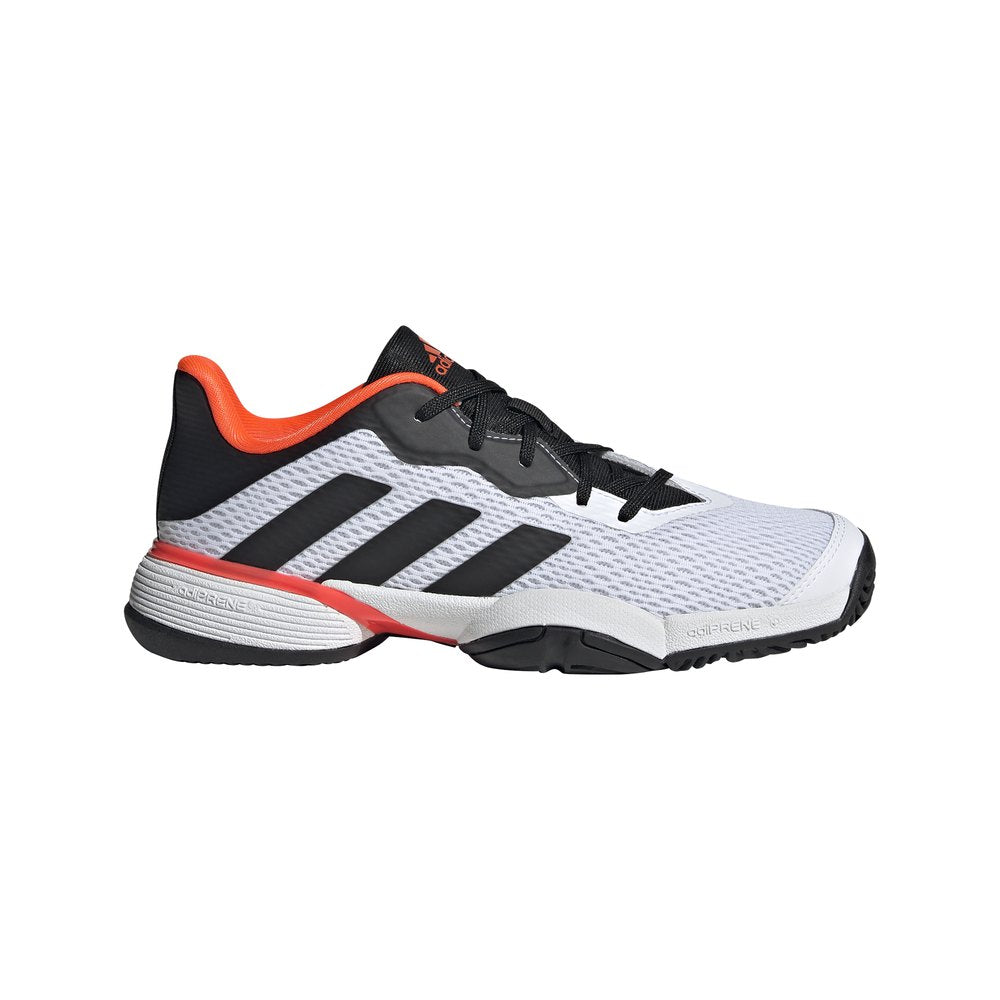 Tenis Adidas Barricade K Junior  Negro/Blanco