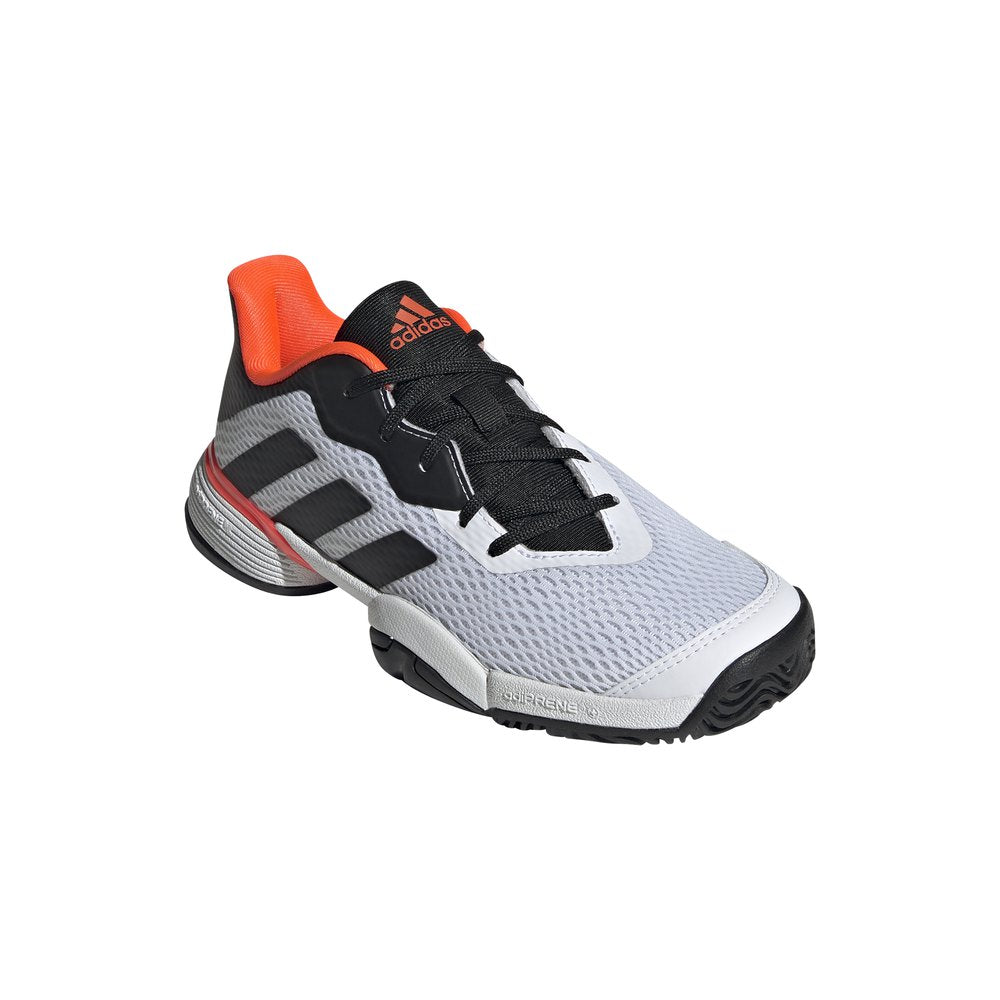Tenis Adidas Barricade K Junior  Negro/Blanco (GW2996)