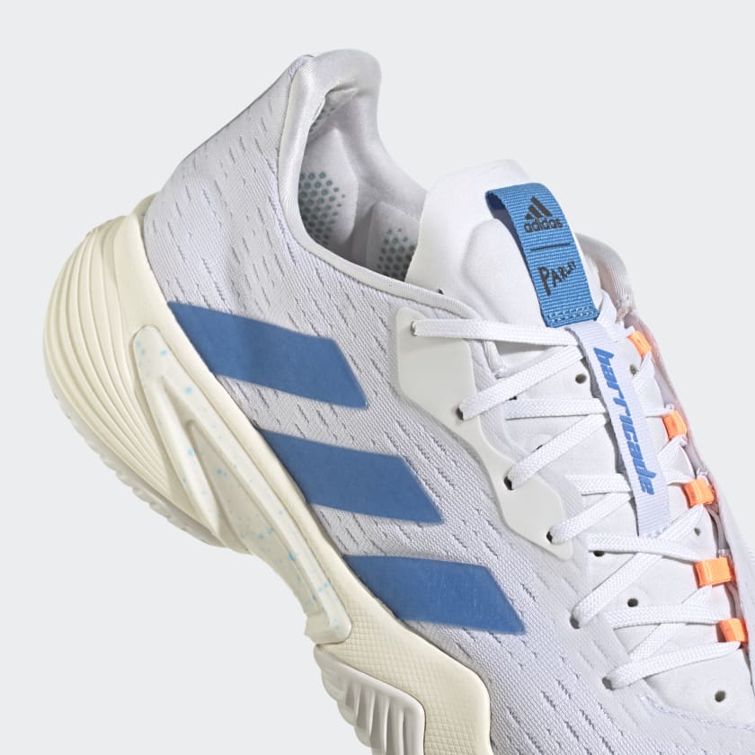 Tenis Adidas Barricade Parley Caballero (Cloud White / Pulse Blue / Mint Ton)
