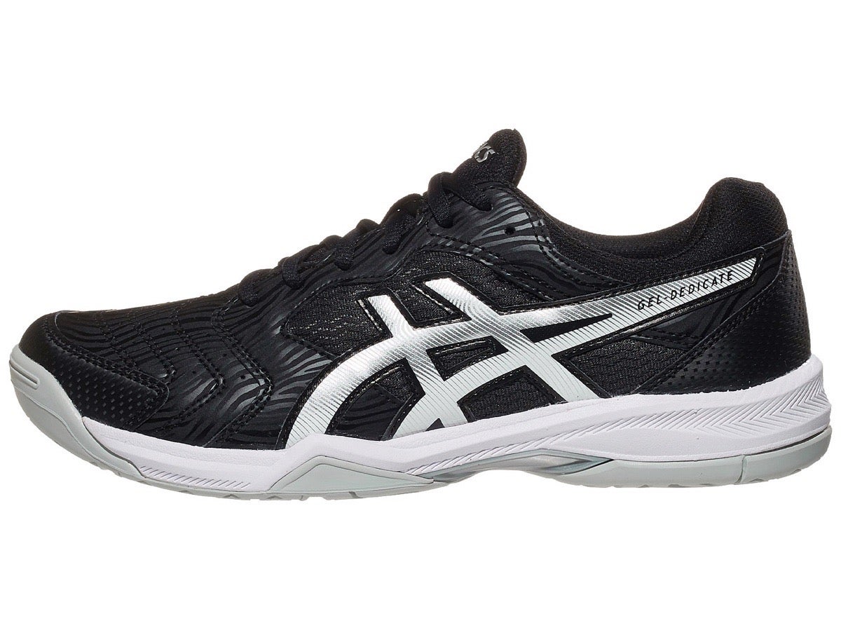 Tenis Asics Gel Dedicate 6 negro plata