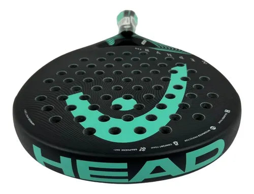 Pala De Padel Head Zephyr Pro 2023 Negro/Turquesa (365gr)