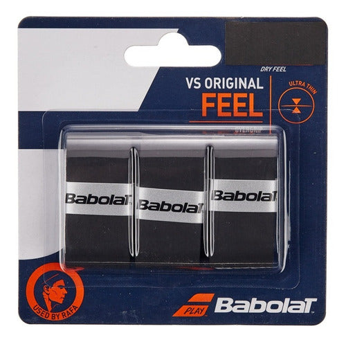 Overgrip Babolat VS Original Feel x3 Negro