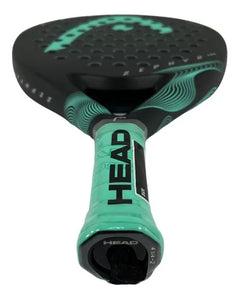 Pala De Padel Head Zephyr Pro 2023 Negro/Turquesa (365gr)