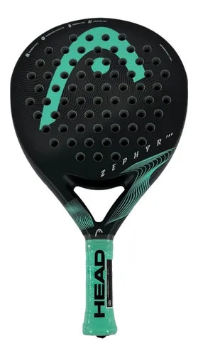 Pala De Padel Head Zephyr Pro 2023 Negro/Turquesa (365gr)