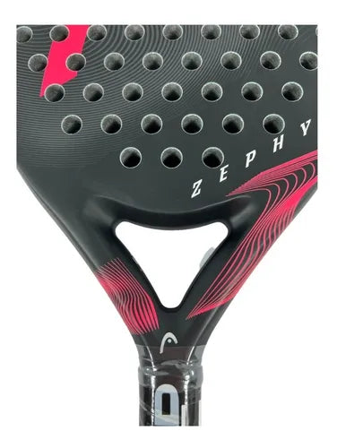 Pala Head Zephyr 2023 Black Pink (350gr)