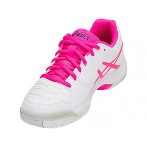 Tenis Asics Gel Game  Blanco/Rosa ¡Detalle De Mostrador!