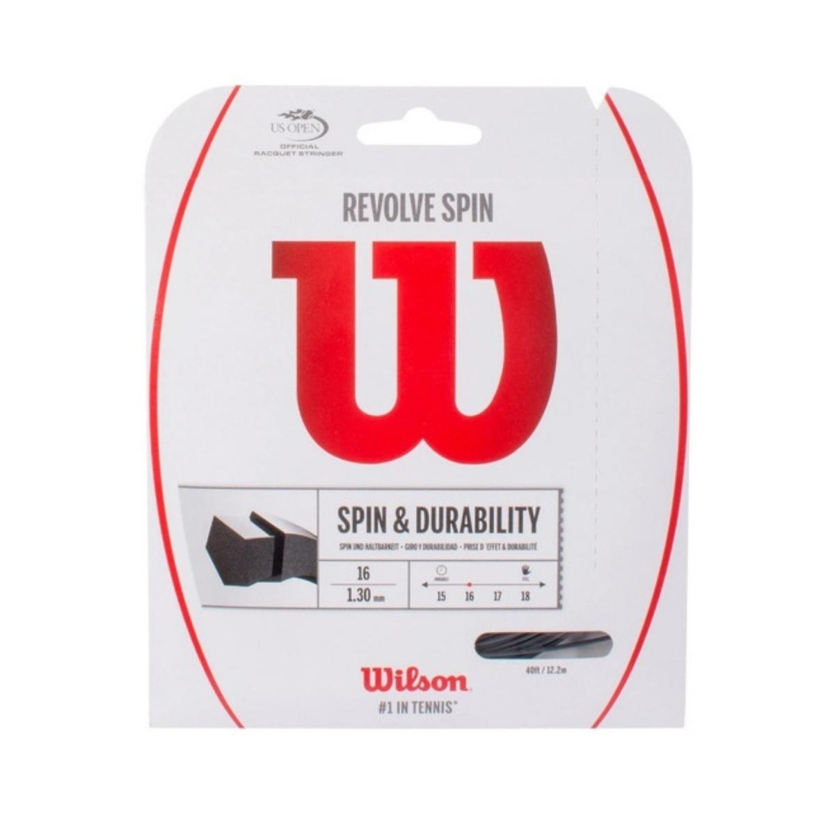 Set de Cuerda Wilson Revolve Spin Cal. 16/1.30 Negro