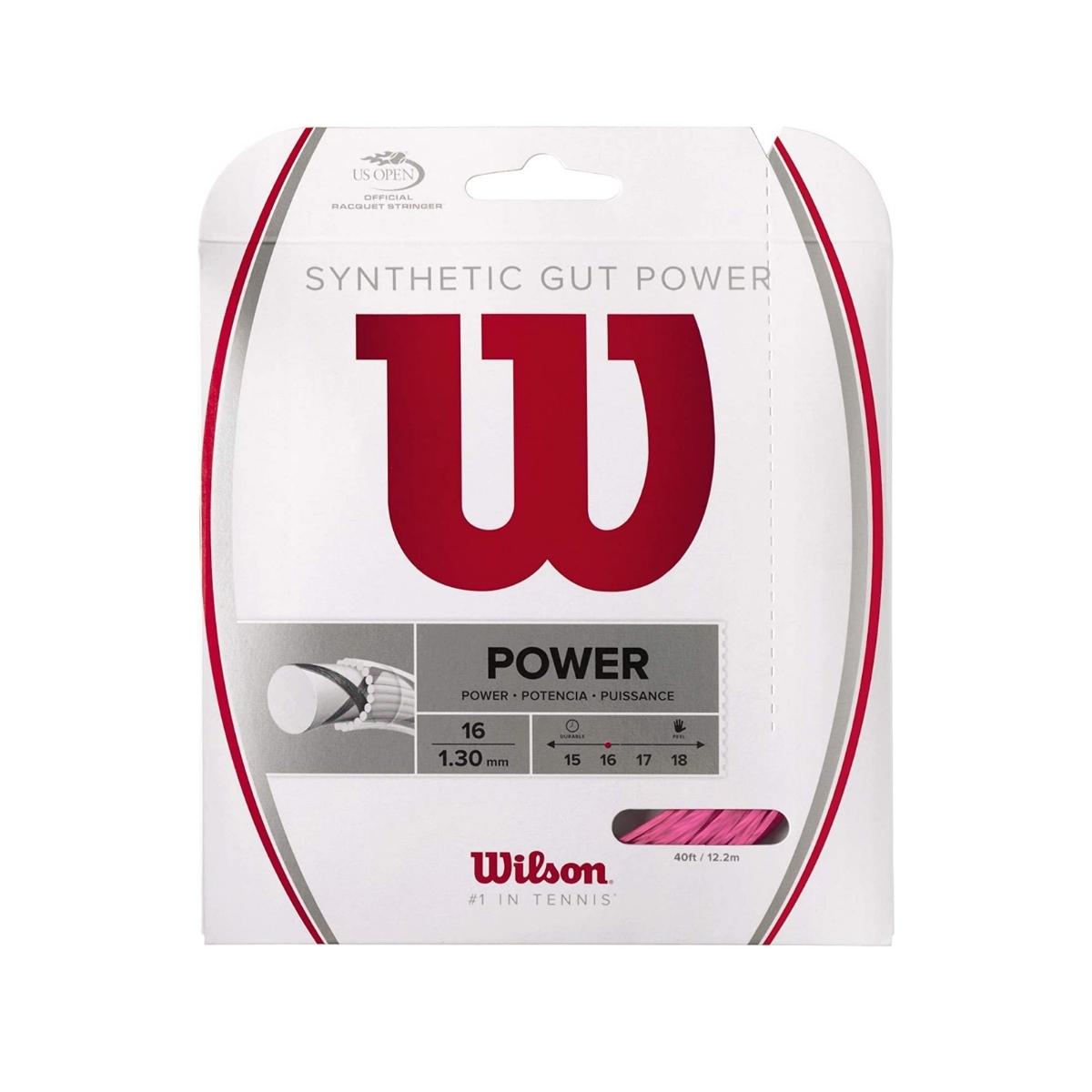 Set De Cuerda Wilson Synthetic Gut Power Cal. 16/1.30 Rosa