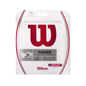 Set De Cuerda Wilson Synthetic Gut Power Cal. 16/1.30 Rosa