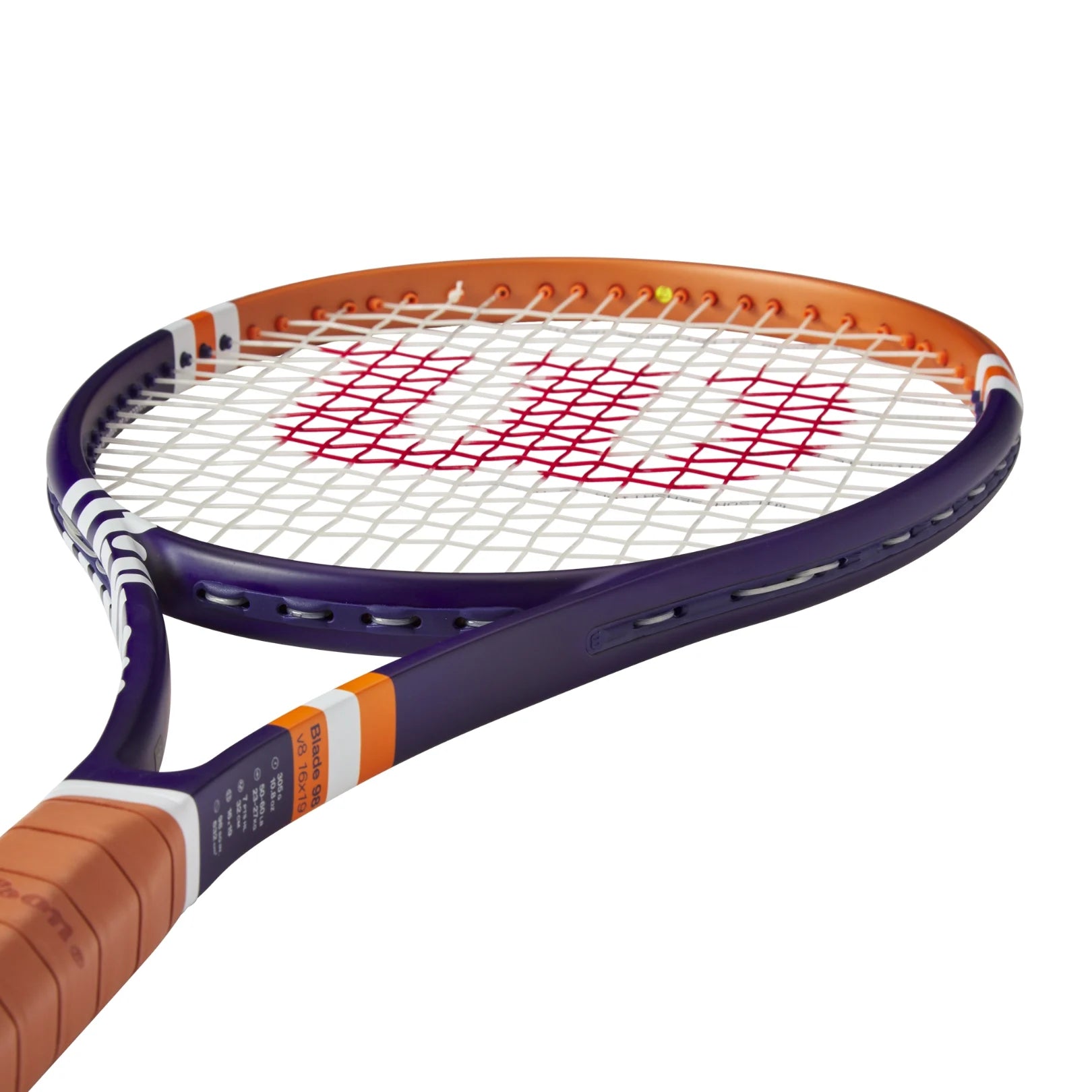 Raqueta Wilson Blade 98 16x19 V8 Roland Garros (305g.) 2022
