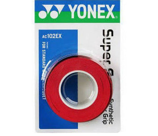 Overgrip Yonex Super Grap x3 Rojo