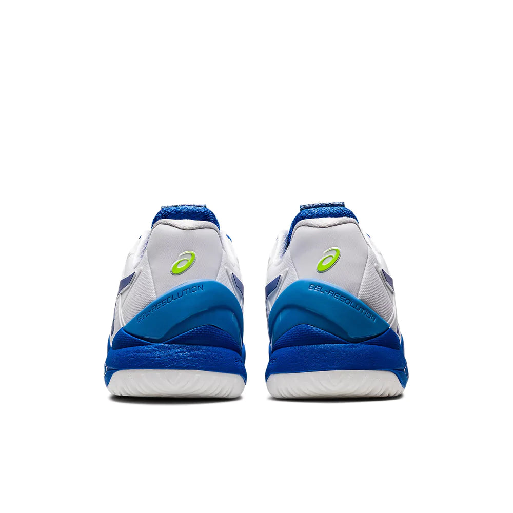 Tenis Asics Gel Resolution 8 White/Tuna Blue