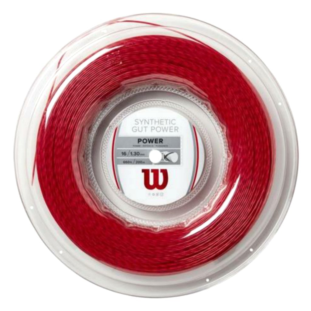 Rollo De Cuerda Wilson Synthetic Gut Power Cal. 16/1.30 Roja