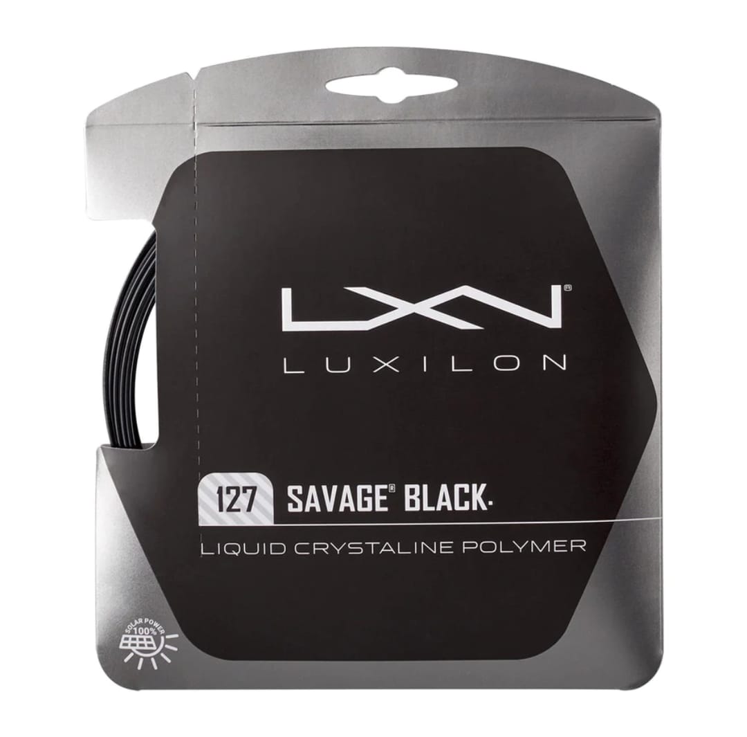 Set de cuerda Luxilon Savage Black Cal. 1.27