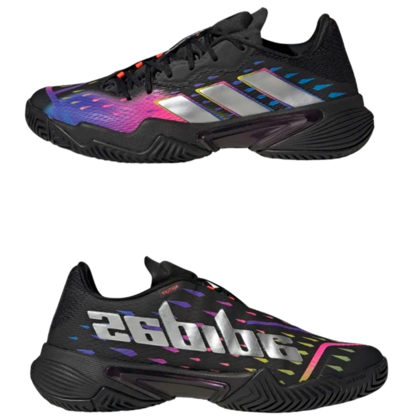 Tenis adidas Barricade M Caballero (Black/Silver/Red) GY1445