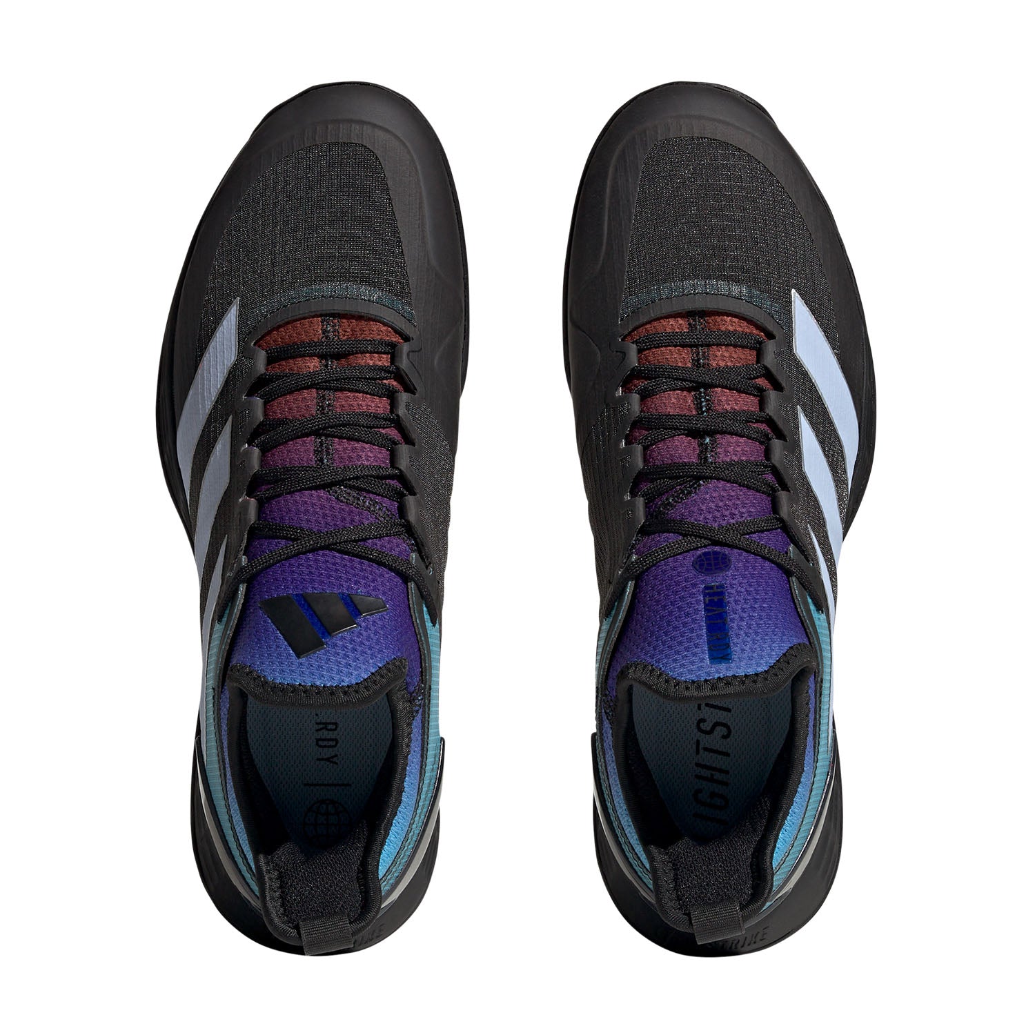 Tenis Adidas Adizero Ubersonic 4 Heat RDY (Grey Six/Blue Dawn/Core Black)