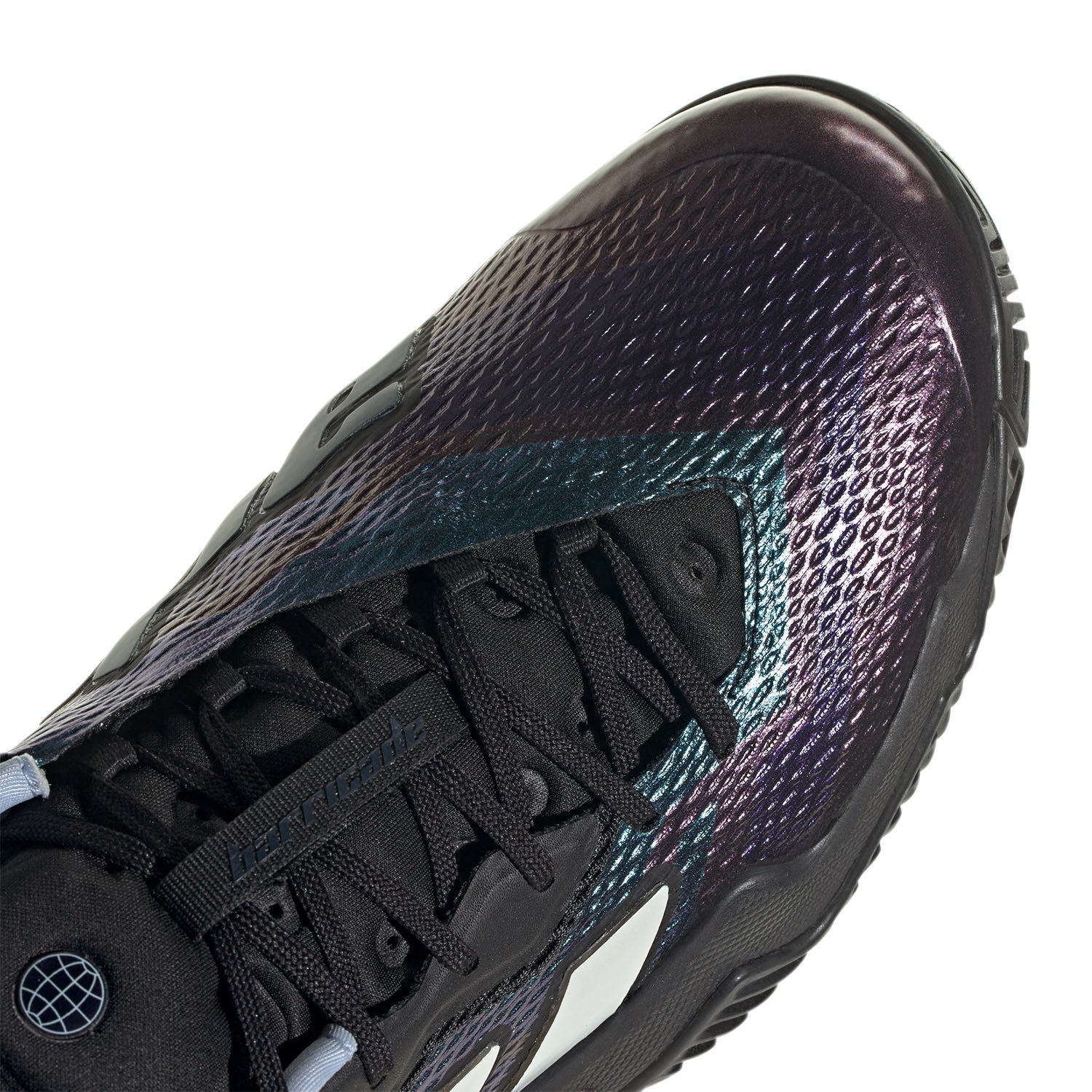 Tenis Adidas Barricade M (Negro/Blanco/Azul)