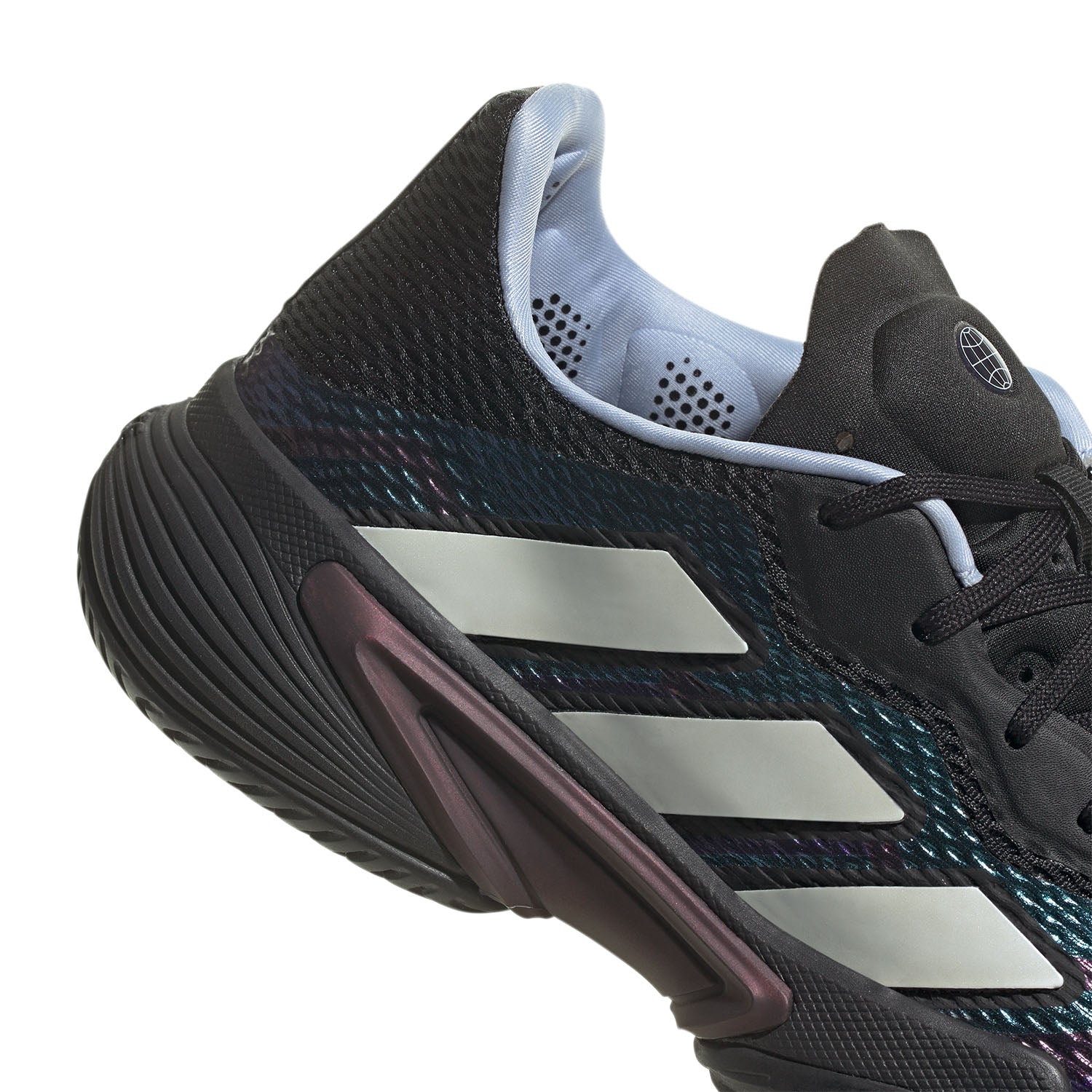 Tenis Adidas Barricade M (Negro/Blanco/Azul)