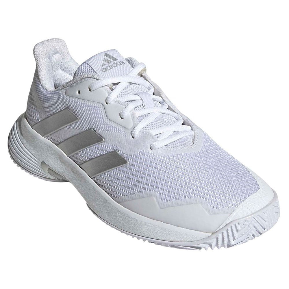 Tenis Adidas CourtJam Control (White/Silver Metallic)