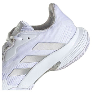 Tenis Adidas CourtJam Control (White/Silver Metallic)