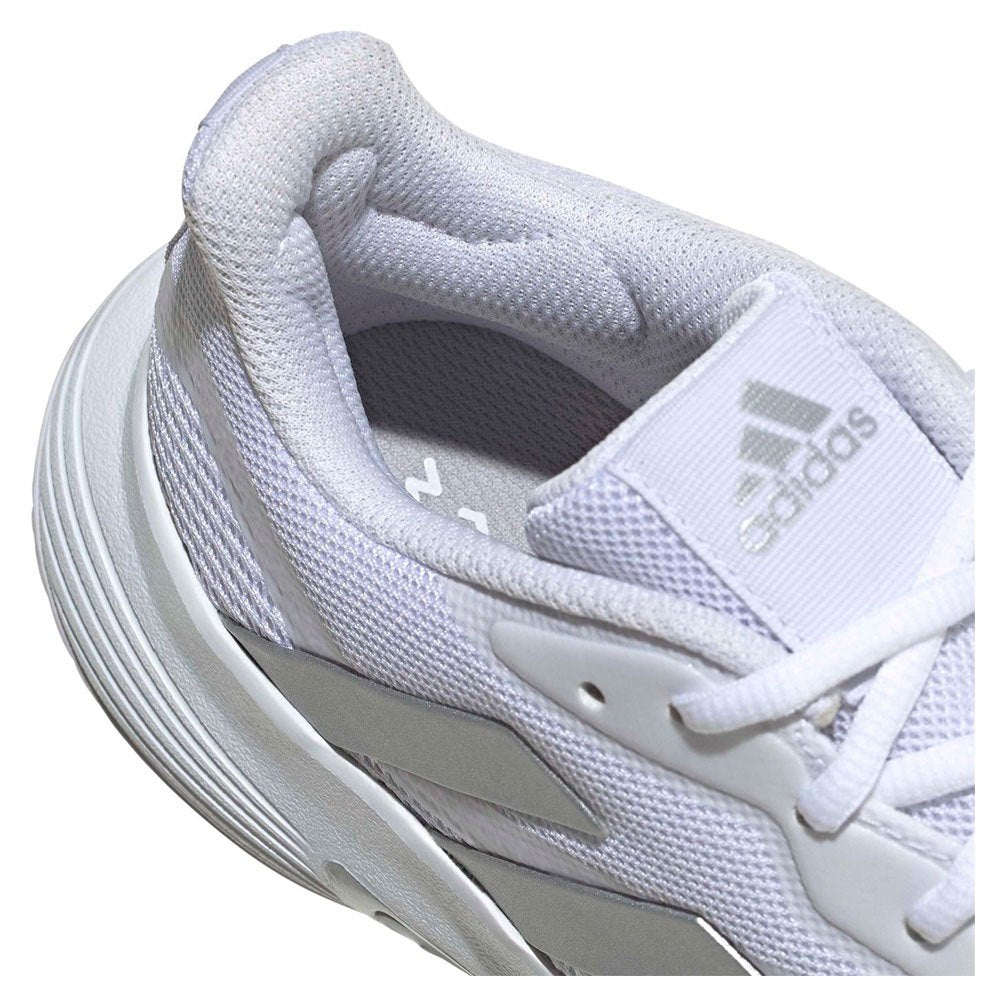 Tenis Adidas CourtJam Control (White/Silver Metallic)