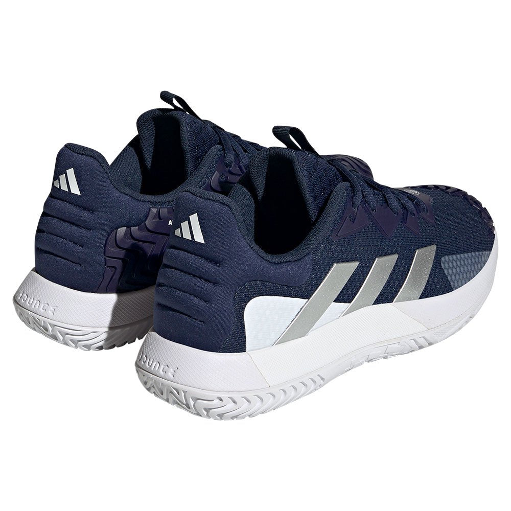 Tenis Adidas SoleMatch Control (Azul Marino/Plata/Blanco)