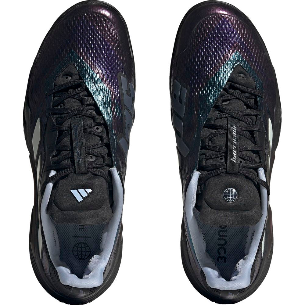 Tenis Adidas Barricade M (Negro/Blanco/Azul) HQ8415