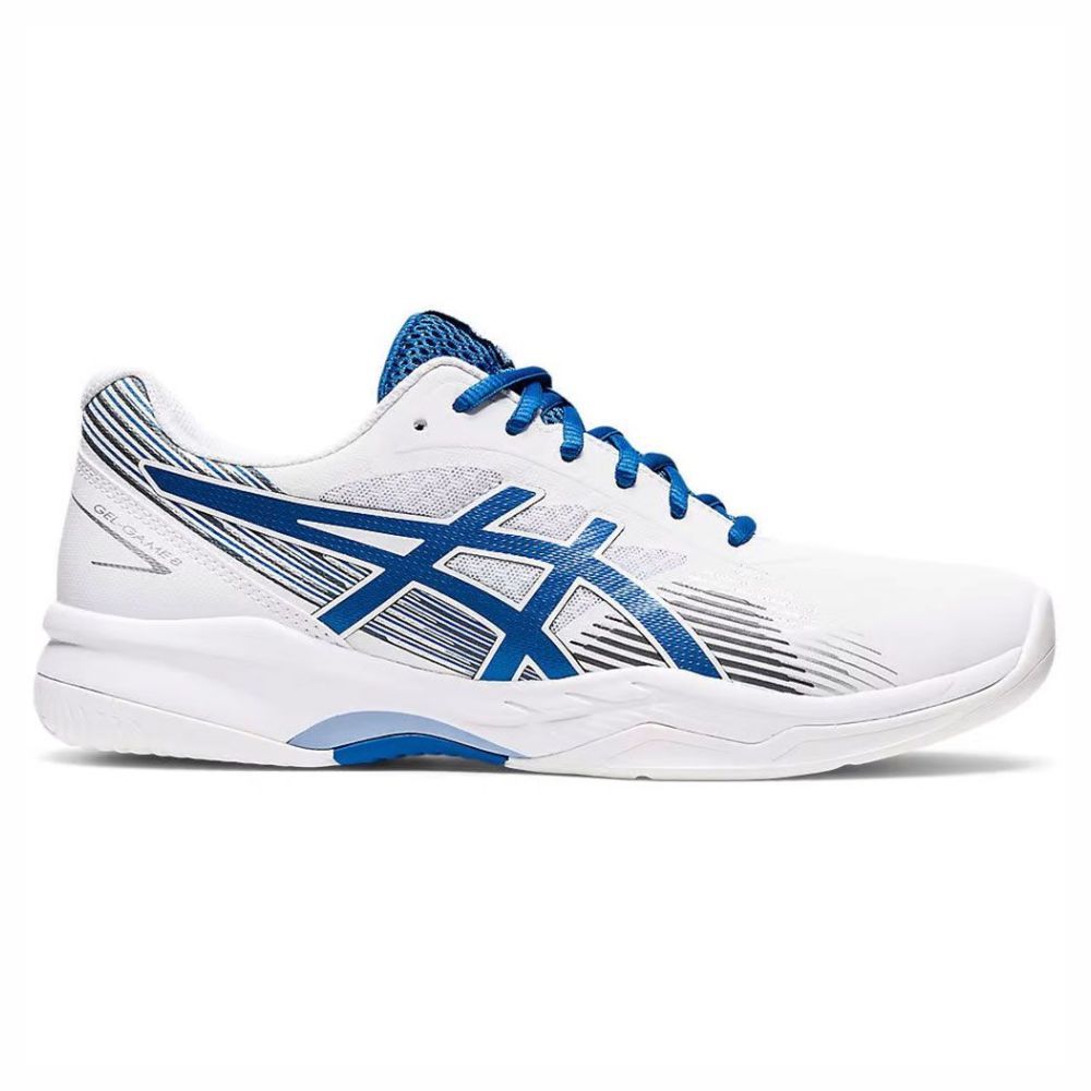 Tenis Asics Gel Game 8 Caballero White Lake Drive Sportenis