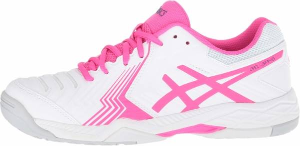 Tenis Asics Gel Game  Blanco/Rosa ¡Detalle De Mostrador!